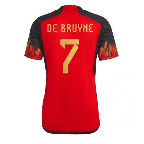 Fotbalové Dres Belgie Kevin De Bruyne #7 Domácí MS 2022 Krátký Rukáv
